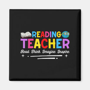 Lesen von Lehrern Lesen Sie Think Inspirier Magnet