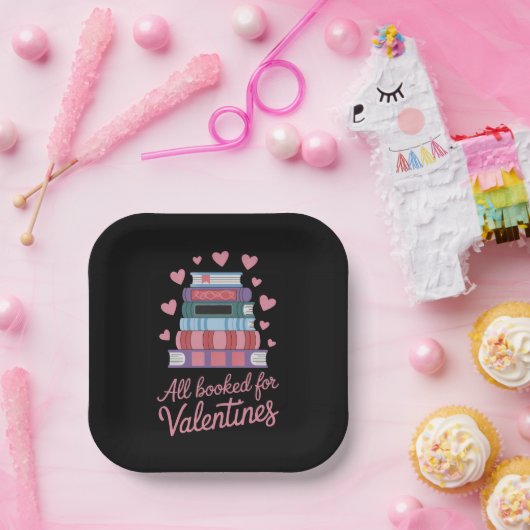 Lesen von Lehrern zum Valentinstag Pappteller (Party)