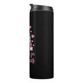 Lesen von Lehrern zum Valentinstag Thermosbecher (Nach rechts gedreht)