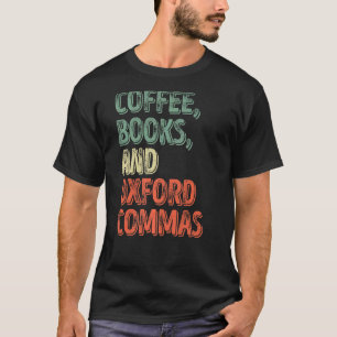 Lesen von Lesekochbüchern und Oxford Commands T-Shirt