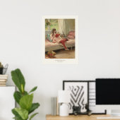 Lesen von Malerei Albert Edelfelt gute Freunde Poster (Heimbüro)