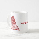 Lesen von Meilenanleitungen Kaffeetasse (Vorderseite Links)