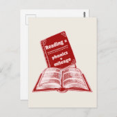 Lesen von Meilenanleitungen Postkarte (Vorne/Hinten)