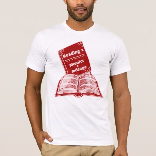 Lesen von Meilenanleitungen T-Shirt (Vorderseite)