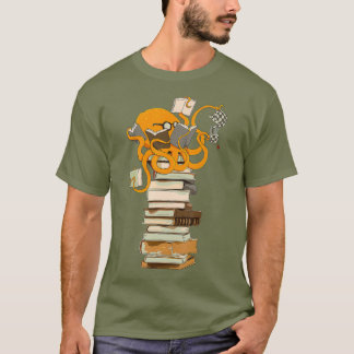 Lesen von Octopus Tee Kaffee und Bücher Geschenk