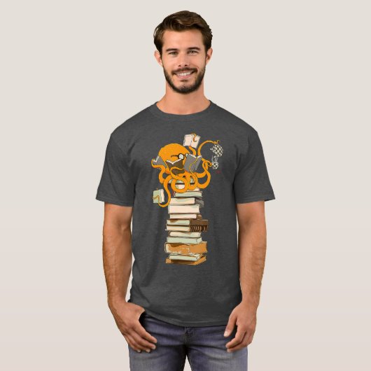 Lesen von Octopus Tee Kaffee und Bücher Geschenk (Vorne ganz)