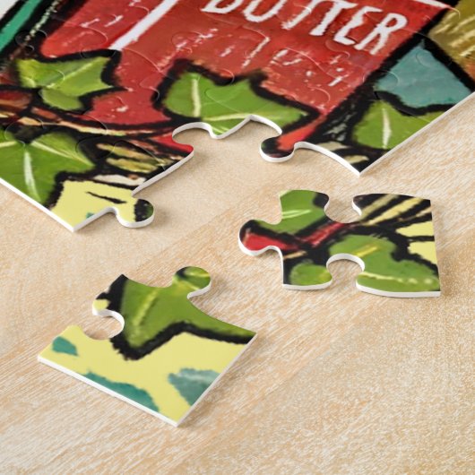 Lesen von Otter Bookish Illustration Lesegeräten Puzzle (Seite)