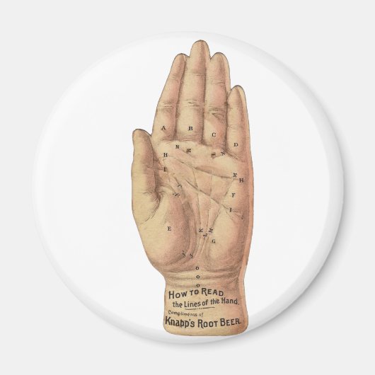 Lesen von Palmen Magnet (Vorne)