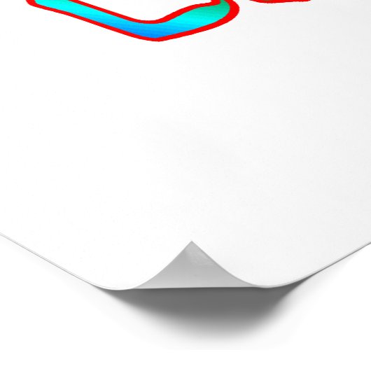 Lesen von Steinen Poster (Ecke)