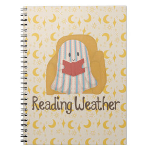 Lesen Wetter Notizbuch Buchliebhaber Journal Notizblock