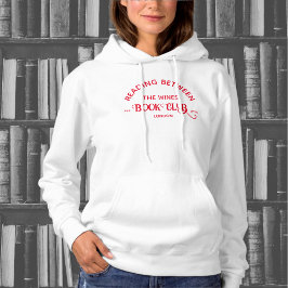 Lesen zwischen den Weingütern Book Club Rotes Wapp Hoodie