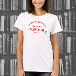 Lesen zwischen den Weingütern Book Club Rotes Wapp T-Shirt