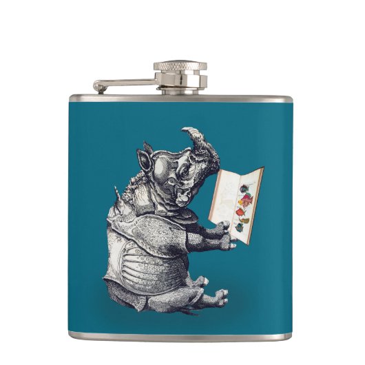 Lesenashorn-Liebebücher Flachmann (Vorderseite)