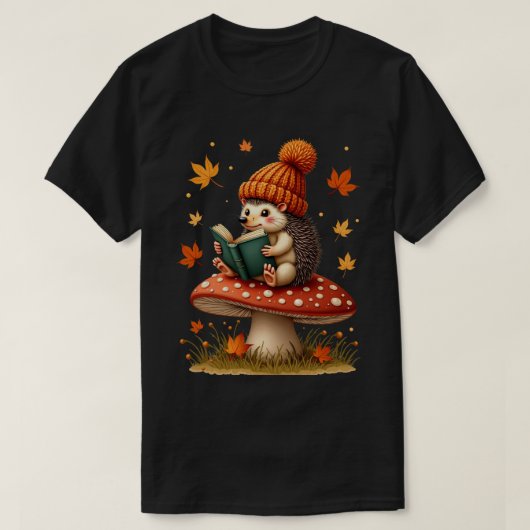 Lesender Igel T-Shirt (Design vorne)