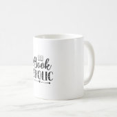 Lesender Kunstbuch-Junkie Kaffeetasse (VorderseiteRechts)