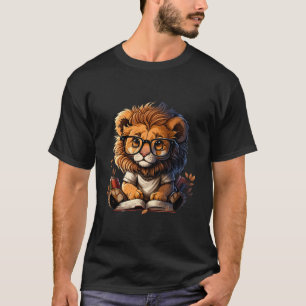 Lesender Löwe für Bücher Lesen für Buchleser T-Shirt