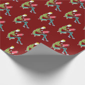 Lesender Stickman Geschenkpapier (Ecke)