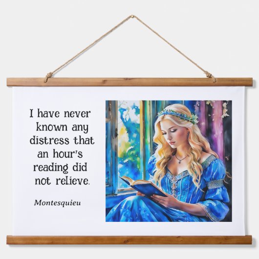 LESENQUOTE WALL DECOR WANDTEPPICH MIT HOLZRAHMEN (Vorne)