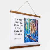 LESENQUOTE WALL DECOR WANDTEPPICH MIT HOLZRAHMEN (Gewinkelt)