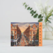 Lesepostkarte - Ansicht der Straße der Postkarte (Stehend Vorderseite)