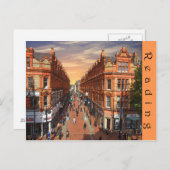 Lesepostkarte - Ansicht der Straße der Postkarte (Vorne/Hinten)