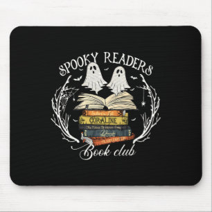 Leser buchen Club Lehrer Funny Ghost Happy Hallow Mousepad