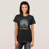 Leser buchen Regenbogenleser T-Shirt (Vorne ganz)