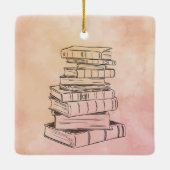 Leser der virtuellen Bibliothek für den Buchleser Keramikornament (Rückseite)