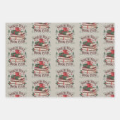 Leser des Buchclubs Nordpol Geschenkpapier Set (Vorderseite)