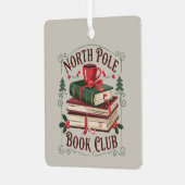 Leser des Buchclubs Nordpol Ornament Aus Metall (Vorderseite links)