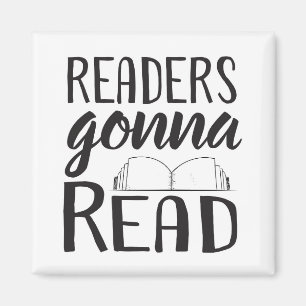 Leser, die gehen zu lesen magnet