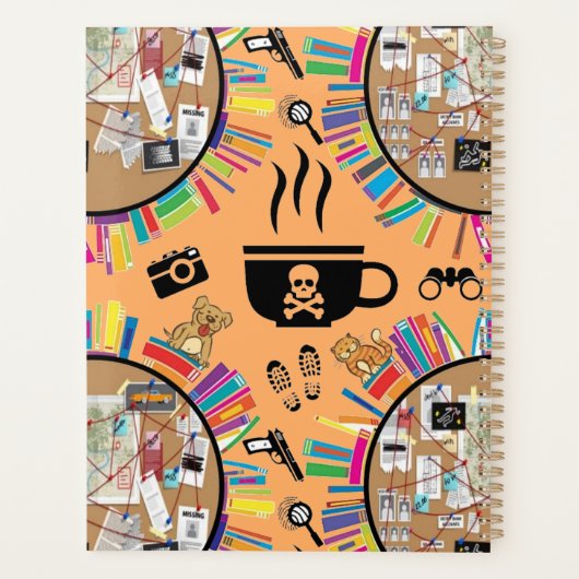 Leser gemütliche Mysterien Liebhaber Bibliothek vi Planer (Rückseite)