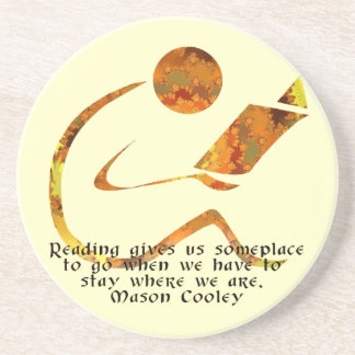 Leser - goldener Untersetzer