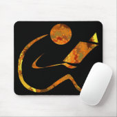 Leser goldenes Mousepad (Mit Mouse)