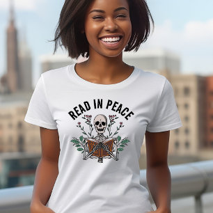 Leser-Halloween-Shirt 'Read in Peace' T-Shirt