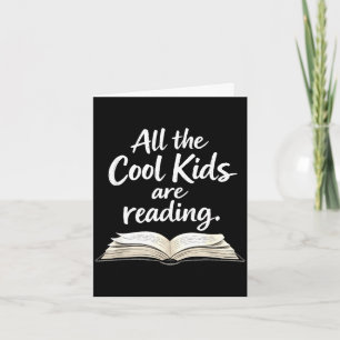 Leser Inspiration die coolen Kids lesen Karte