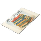 Leser-Journal und Leseliste Notizblock (angewinkelt)