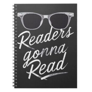 Leser lesen Funny Book Reading Notizblock