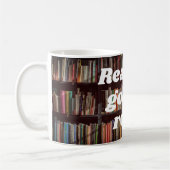 "Leser lesen" Kaffeetasse (Links)
