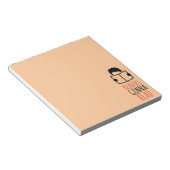 Leser lesen Notepad Notizblock (angewinkelt)