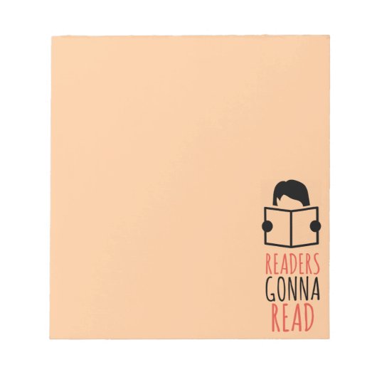 Leser lesen Notepad Notizblock (Vorderseite)