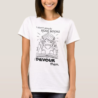 Leser-Mädchen isst Shirt