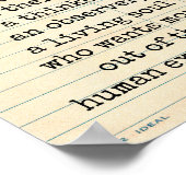 Leser menschliche Erfahrung Salil Jha Quote Wall A Poster (Ecke)