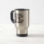 Leser-Mug mit Buch Reisebecher (Vorderseite Links)