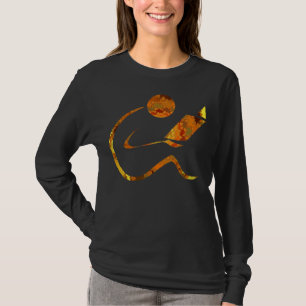 Leser-SeitenShirt goldene zwei T-Shirt