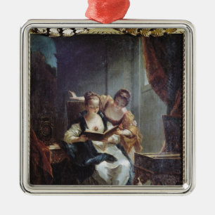 Leser Silbernes Ornament