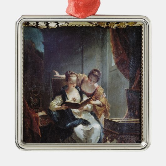 Leser Silbernes Ornament (Vorne)