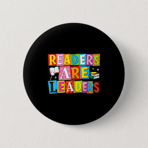 Leser sind führende lustige Lesebuchliebhaber Button