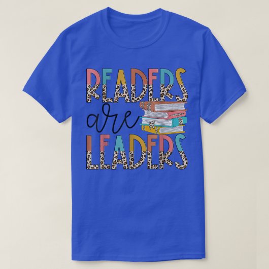 Leser sind Führer Boho Leopard Buch Lover Back T T-Shirt (Design vorne)