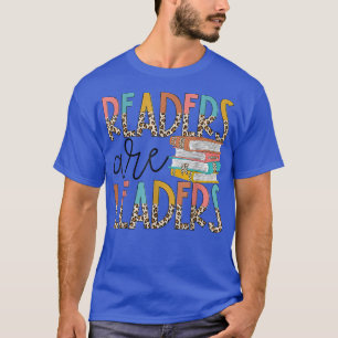 Leser sind Führer Boho Leopard Buch Lover Back T T-Shirt